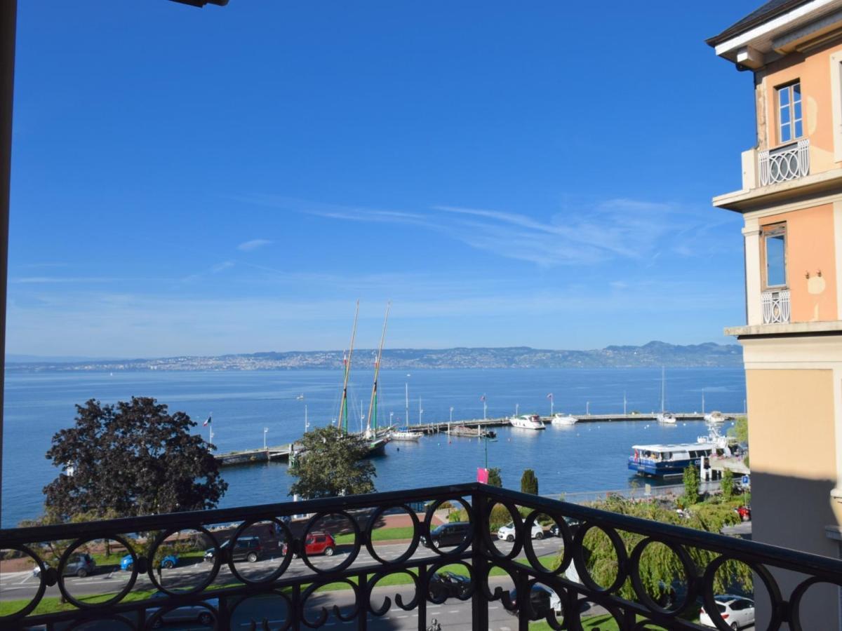 Appartement Charmant Avec Balcon, Wifi Et Animaux Admis A Evian-Les-Bains - Fr-1-498-14 Exteriér fotografie